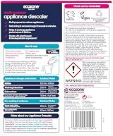 EcoZone Multi-Purpose Appliance Descaler 500ml - Kettles, Irons, Dishwashers view 2