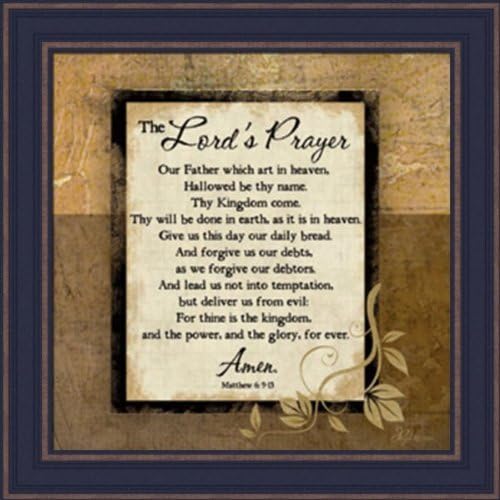 The Lord's Prayer - Framed Art Print