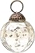 Luna Bazaar Mini Silver Mercury Glass Ornament (ball design)