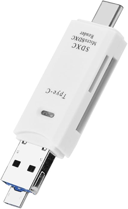 Amazon Anauto カードリーダー 3 In 1 Usb 3 1タイプc Usb マイクロusbポートotgメモリカードリーダー Tf Micro Sd Sdカード用 Windows Xp Vista 7 8 10 Mac Os 10 4 6と互換でき ホワイト Anauto 外付メモリカードリーダー 通販