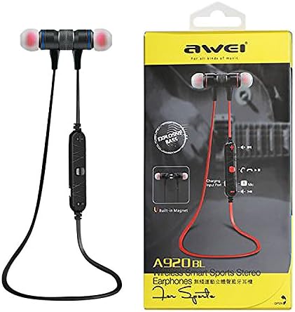 Electropolis awei920bl 4.0 Wireless Bluetooth Noise Reduction Earphone with Build-in Microphone for iPhone Galaxy S6/S5 Android Smartphones (Black)