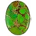 Green Turquoise Ring in Sterling Silver 925 Sizes 5 to 12
