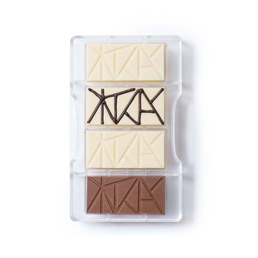 Decora 50083 Chocolate Mould Bar, polycarbonate, 20 x 12 x 2.3 cm