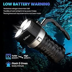 Sofirn 10000 Lumen Scuba Diving Flashlight SD01 Pro
