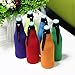 Hipiwe Beer Bottle Cooler Sleeves with Zipper Set of 6 Collapsible Neoprene Insulators Party Drink Coolies