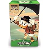 Ravensburger Disney Lorcana TCG: Scrooge McDuck Gift Box - Glimmer Foil Promo Card, 5 Assorted Booster Packs, Storage Box and Dividers - Trading Card Game &amp; Disney Collectible - Ages 8+