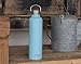MIRA 34 Oz Stainless Steel Vacuum Insulated Water Bottle | Thermos Keeps Drink Cold for 24 hours & Hot for 12 hours, Doesn't Sweat | Large Powder Coated Sports Flask 2 Lids | Matte Pearl Blue