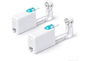 BOROLA Disposable Ear Piercing Kit, 2 Pack Single-Use Ear Piercing Tool with 4mm White Diamond Studs, 316L Stainless Steel Se