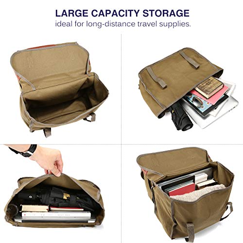 image for GEMITTO Motorcycle Saddle Bag Heavy-Duty Travel Panniers 2 Strap Motor