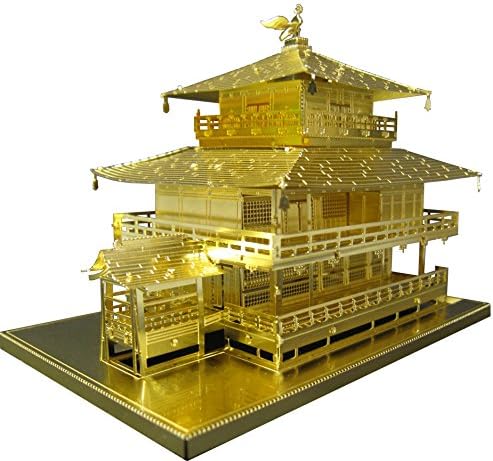 メタリックナノパズル ゴールドシリーズ 金閣寺 パズル おもちゃ Amazon