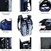 RollTop Waterproof Backpack Dry Bag - Padded Shoulder Straps and Splash Proof Cell Phone Pocket for Kayaking, Boating, Hiking, Cycling, Camping, Fishing, Rafting and All Outdoor & Wate