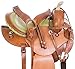 AceRugs 14″ 15″ 16″ Green Ostrich Leather Western Barrel Racing Show Horse Saddle TACK Set Headstall REINS Breast Collar (Green, 16)thumb 1