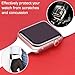 iwatch 42 mm Screen Protector, TIRIO iwatch 3 Screen Protective Case TPU hd Clear All-Around 0.3mm Ultra-Thin Soft High Transparency Full Cover Protector for New Apple Watch Series 3/2/1 42mm（2017）