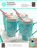 Martha Stewart Crafts Glass Silkscreen (8.5 by 11-Inch), Snowflakes