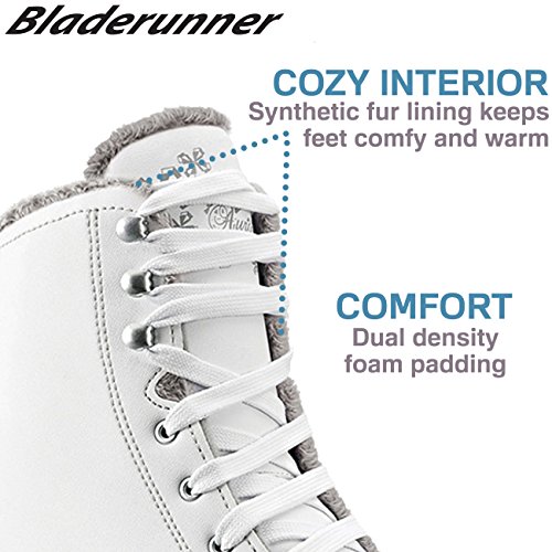 Bladerunner Ice by Rollerblade Aurora Junior Figure Skate, White, Ice Skates