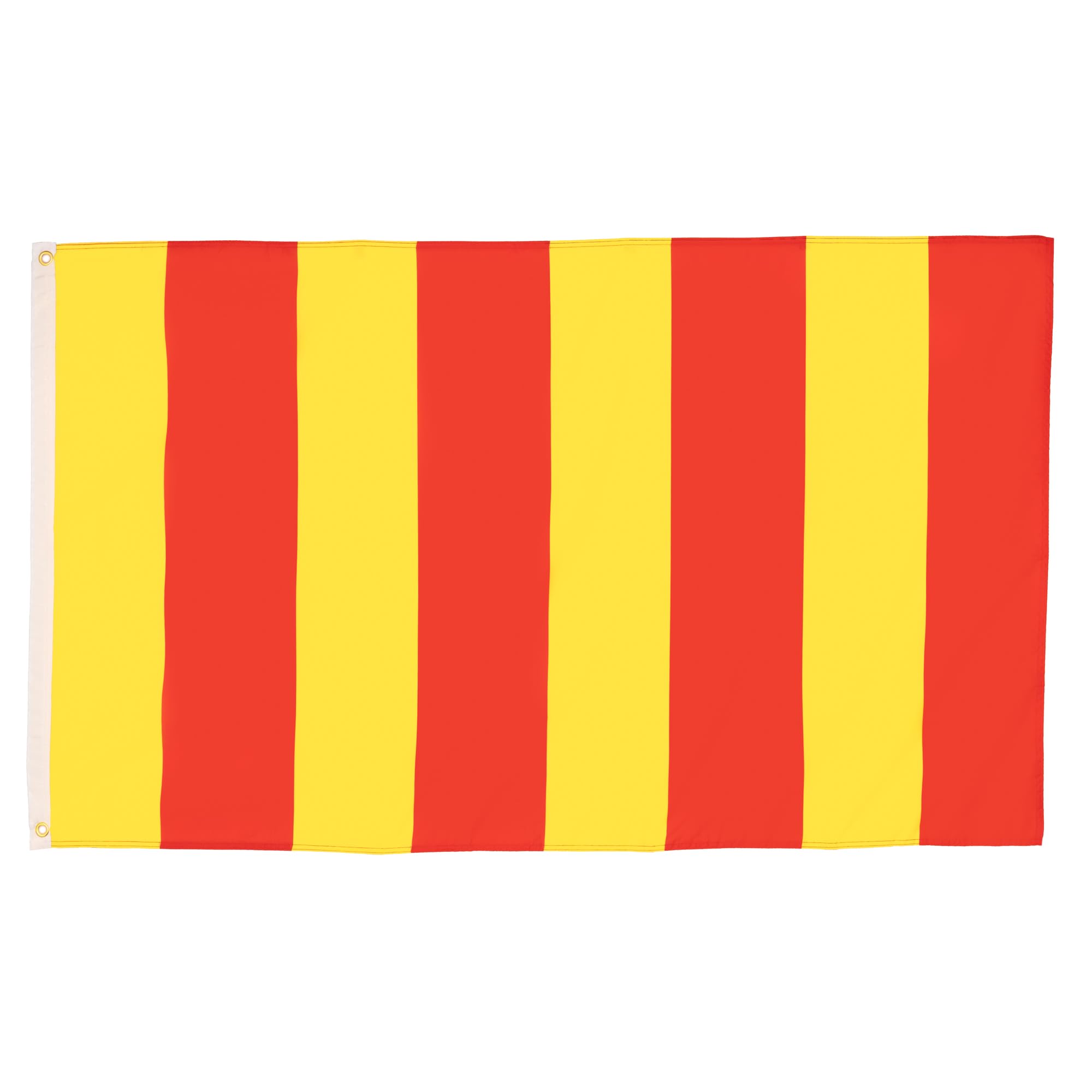 AZ FLAG - Red And Yellow Striped Flag - 2x3 Ft - 100D Polyester Race Officer - Racing Banner with Two Metal Grommets - Fade Resistant - Vivid Colors - 2' x 3' Feet - 90x60 Cm