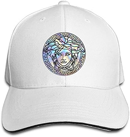 DAELA Trucker Versac Sandwich Hat Peaked Cap White