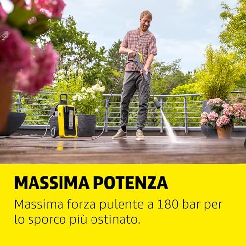 idropulitrice K 7 Comfort Premium Connect, pressione: max 180 bar, portata: 600 l/h, superficie: 60 m²/h, tubo ad alta pressione extra flessibile, avvolgitubo, controllo tramite app
