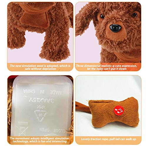 Realistic Teddy Dog Lucky, for Kids, Newest Realistic Figure Toy Dog