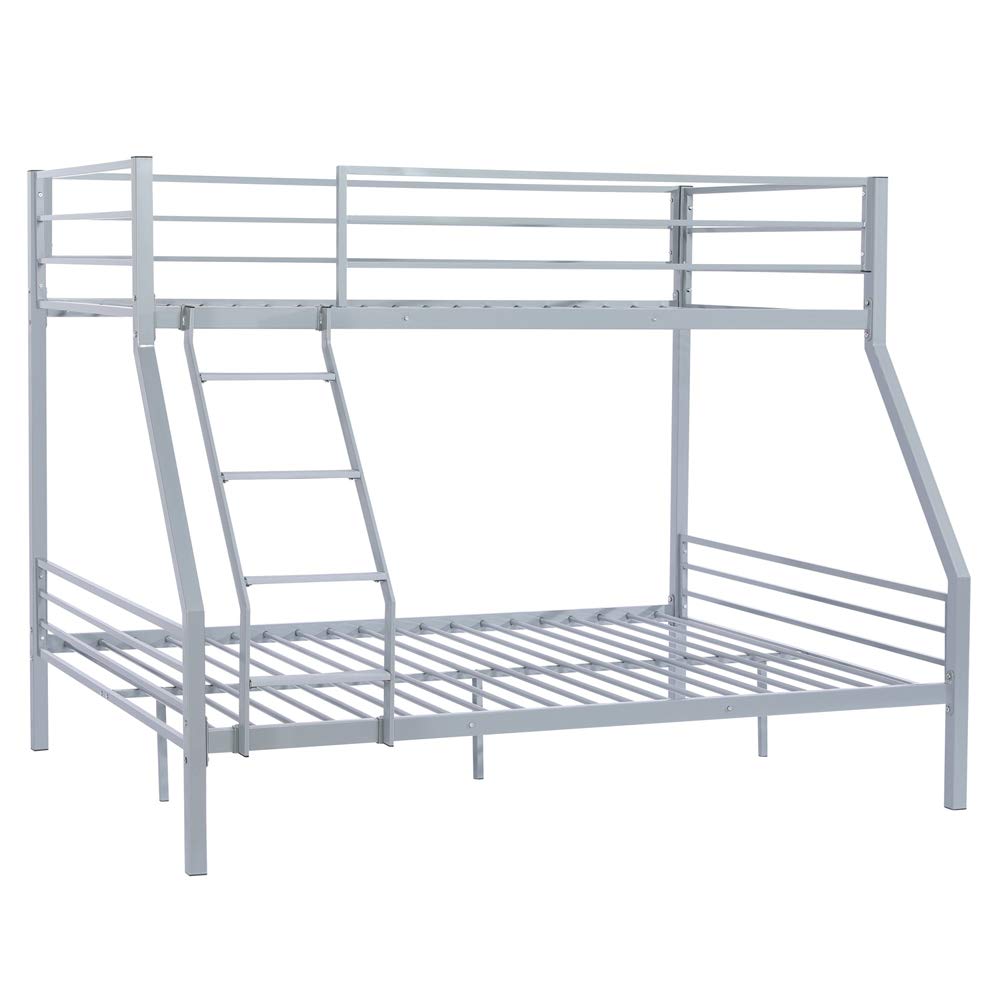 Best Bonnlo Metal Bunk Bed Twin Over Twin Heavy Duty Bed Frame