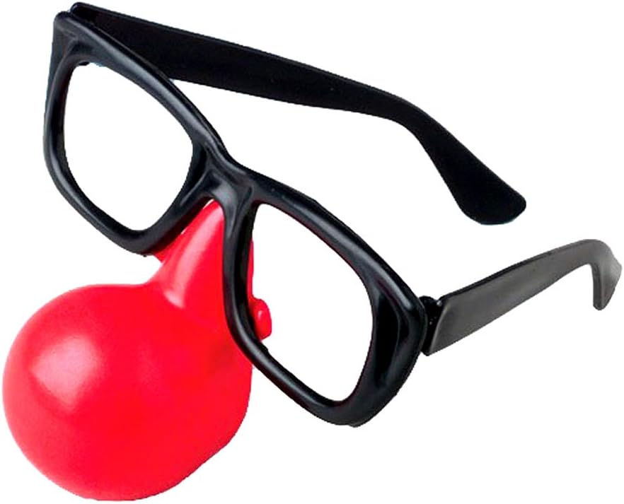 Clown Nose with Glasses Amazon.co.uk Toys & Games