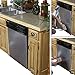 EZ FAUX DECOR Dishwasher Stainless Steel Peel and Stick Self Adhesive Appliance Cover Film for Panel 36