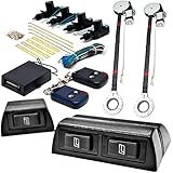 Biltek 2x Door Car Power Window + Keyless Door Unlock Kit For Ford Super Duty F-100 Ranger F-150 Heritage F-250
