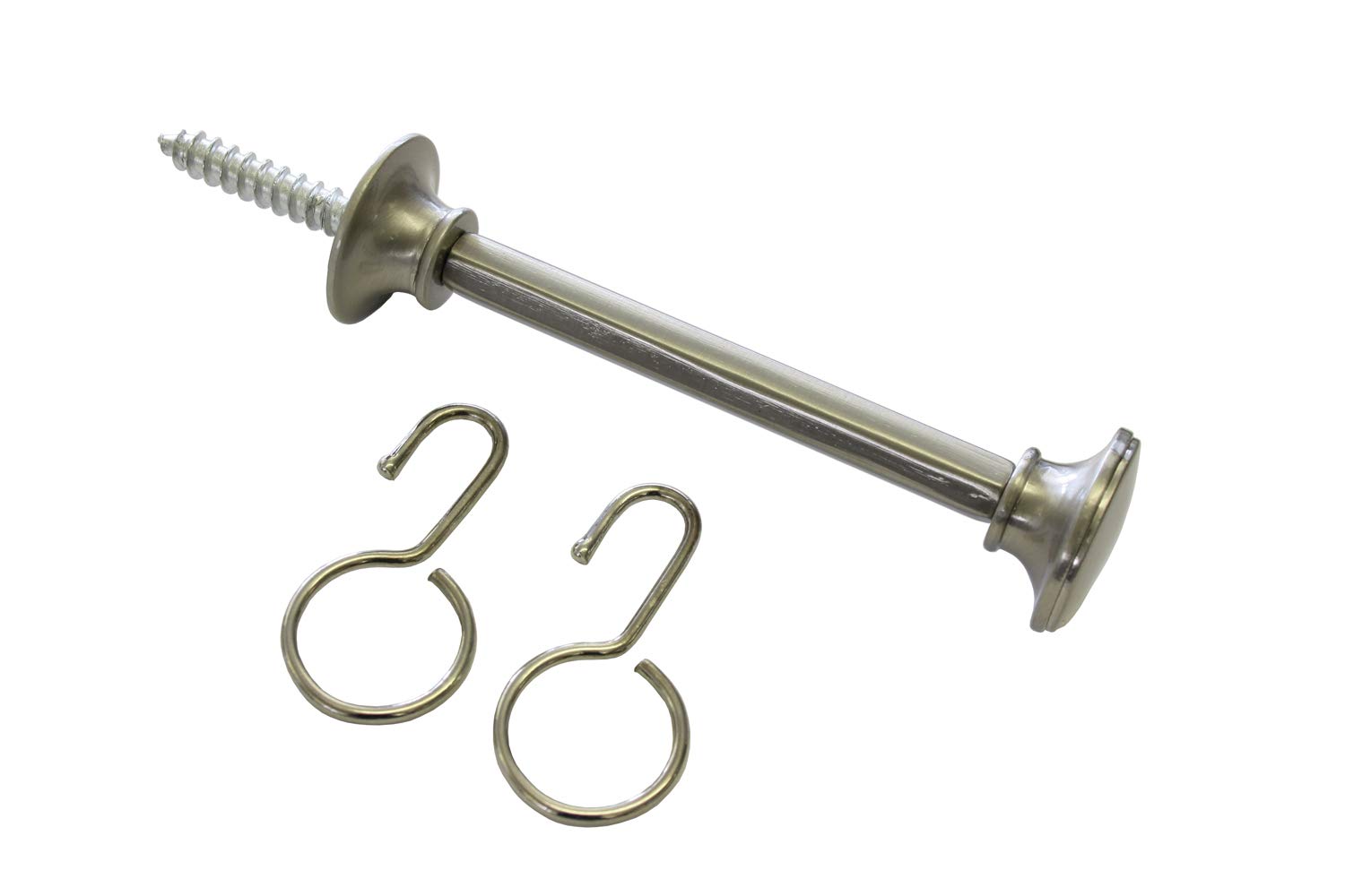 Gardinia Tie-spacer hook stainless steel look, 10 cm, Alloy Steel