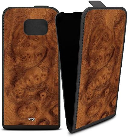 YOUNiiK Mobile Phone Flip Case (Black) for Samsung Galaxy S4 G920 °F – Wood Burls