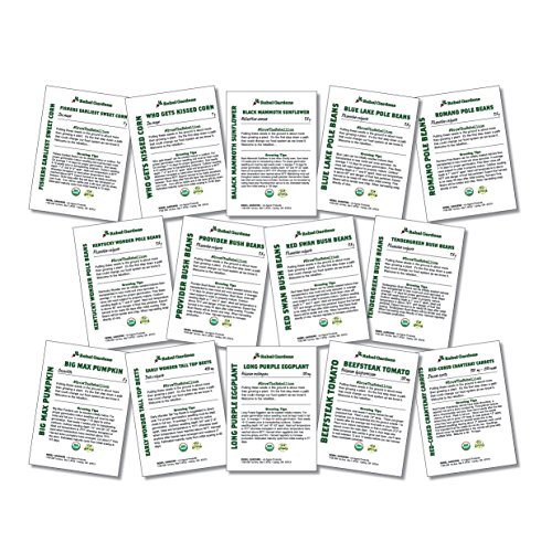 Survival Garden - Organic Seed Bank - Non GMO Heirloom USA Grown Seeds Vault - 28 Varieties of Prepper Vegetables and Flowers - Thumbnail 2