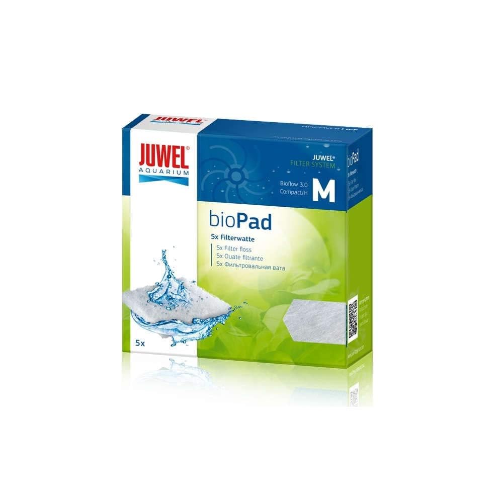 Juwel Biopad Filter for Aquarium, Box of 5, White, Size M — image 1
