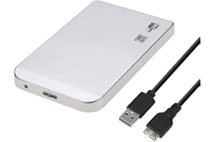 Slim Aluminum 2 5 SSD HDD External Enclosure Case Caddy with Super Speed 6Gbps USB 3 0 Supports 2TB Hard Disk Drive Cable