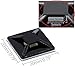 iExcell 100 Pcs Black 20 mm x 20 mm x 4 mm Adhesive Cable Tie Mount Base Holders