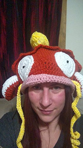 Crochet Magikarp Slouchy Hat
