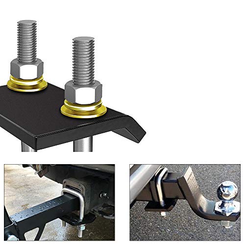 Hitch Titan Hitch Tightener, Anti-Rattle Stabilizer Hitch Pin Reduces Noise and Swaying Super Corrosion Resistant Trailer hitch Lock Bolt Receiver Lock Great for Trailers, Carriers and Racks