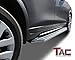 TAC Running Boards Fit 2014-2019 Toyota Highlander (No Drilling/Cutting Required) Aluminum Black Side Steps Nerf Bars Rock Panel Off Road Exterior Accessories (2 Pieces Running Boards)