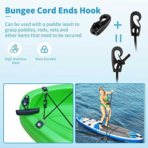 Deck Rigging Kit Accessory 19.7 FT Bungee Cord with Deck Loops Tie