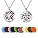 Long Way Essential Oil Diffuser Necklace with 316L Stainless Steel Chain + Refill Pads