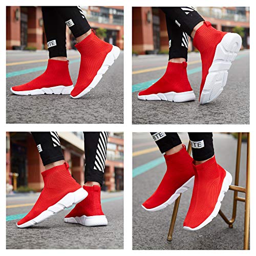 WXQ Men's Fashion Sneakers - Lightweight Breathable Walking Shoes Running Shoes Mesh Workout Casual Sports Shoes