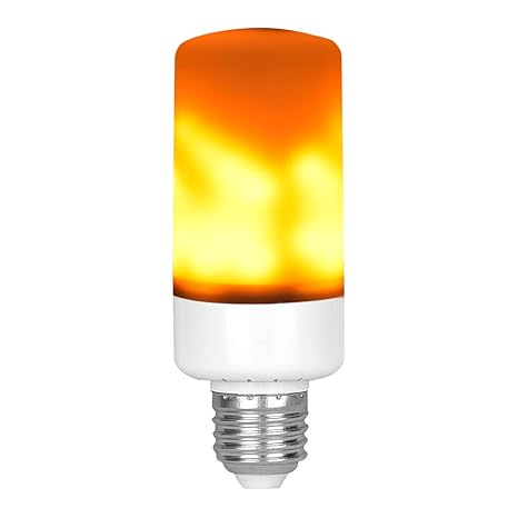 Cozywind Flackernde Glühbirne LED Flamme Glühbirne E27 LED Feuer Lampe Flammeneffekt Simulation Flackerlicht Flamme Lichter D