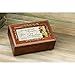 You are My Sunshine Walnut Finish with Rose Gold Trim Jewelry Music Box
