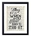 Why Fit In Inspirational Typography Vintage Dictionary Art Print, Antique Wall Art Home Decor, Modern Boho Poster, Farmhouse Decoration Living Room Bedroom Office 8x10 Inches, Ready To Frame