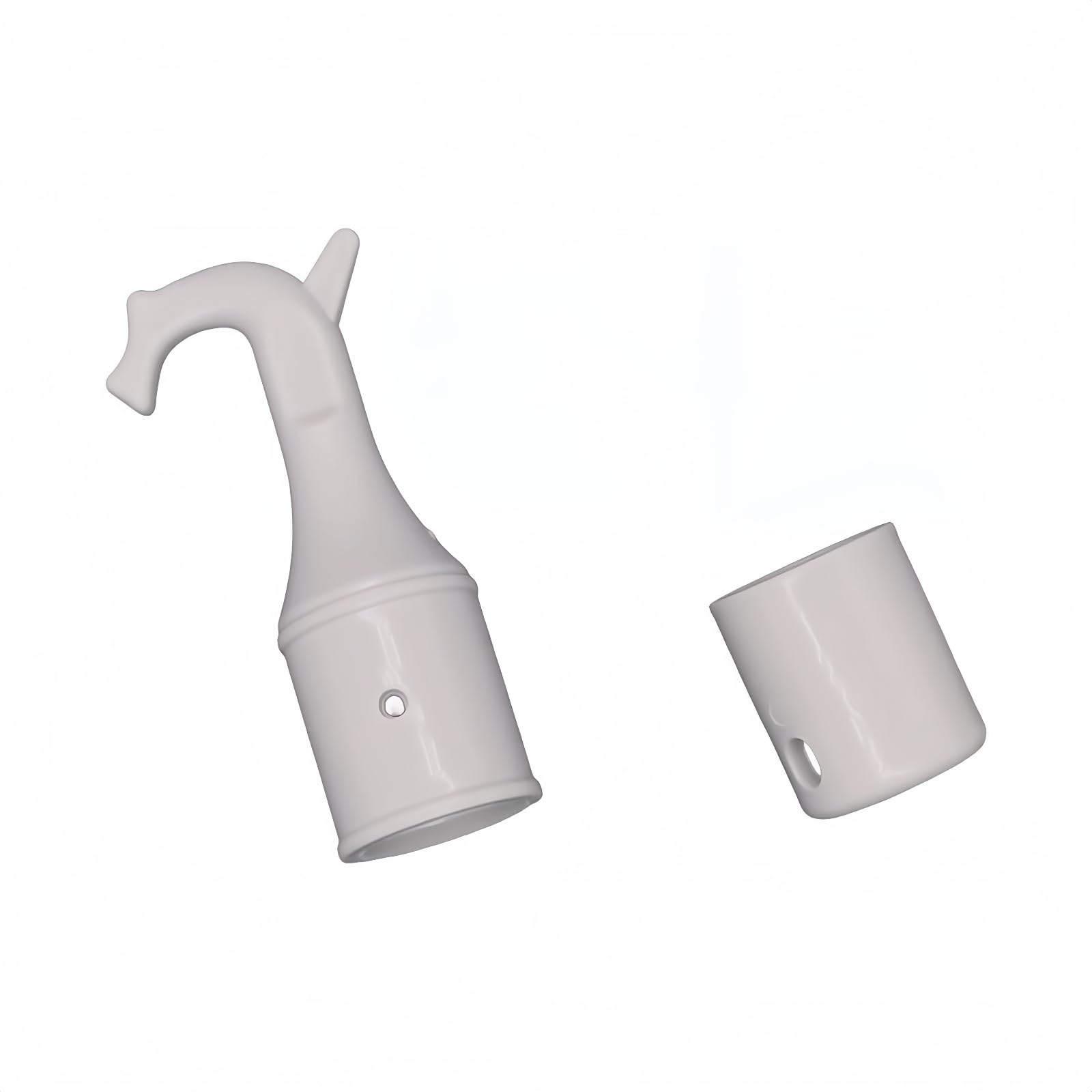 Michear Window Pole Opener Hook Set,Universal ABS Swan Shaped Hook and Non-Slip Base for Skylight Window, Poles, Loft Attic, Blinds,Sash