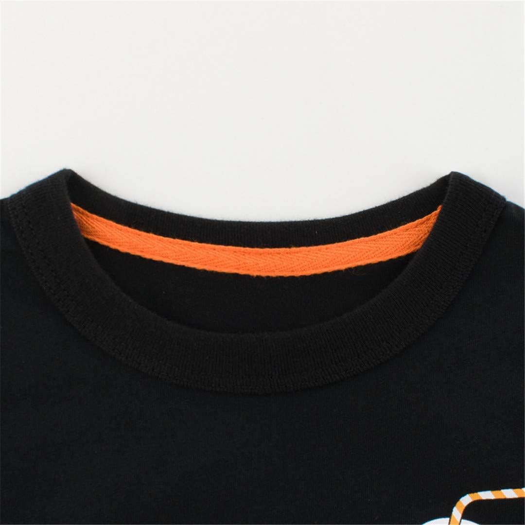 Toddler Boy Tees Short Sleeve Tops T-Shirt Summer Graphic Crewneck Cotton Casual Tshirt 3 Packs Sets: Clothing