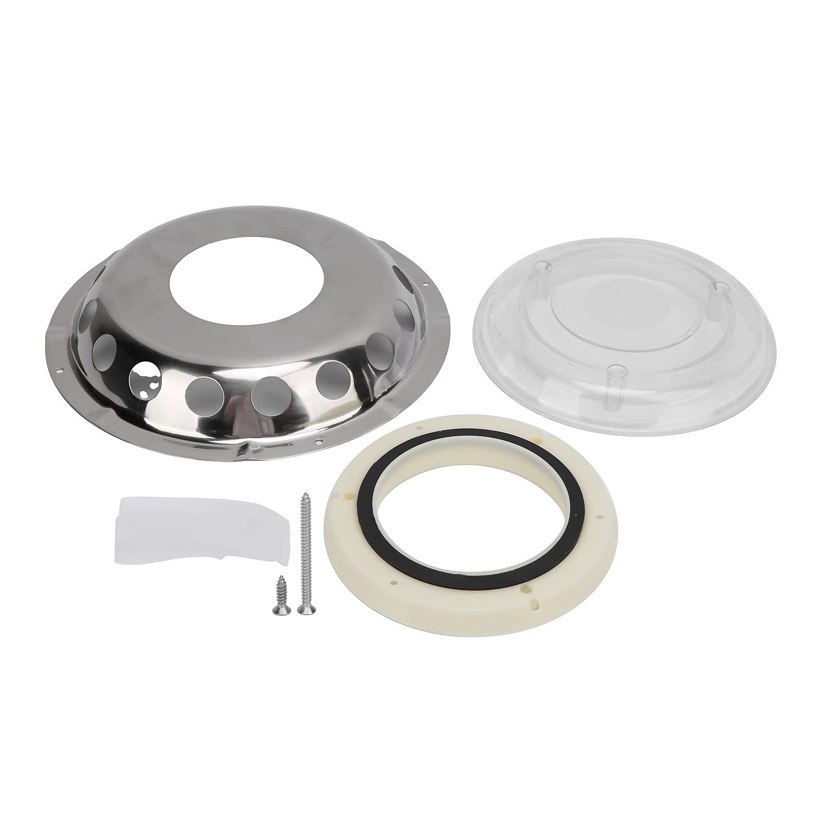 Boat Vents Round Air Vent Stainless Steel Air Vent Ventilation Window Marine Hardware Assembly Transparent Centre for Ships