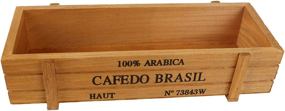Indoor/Outdoor Wooden Succulent Planter Flower Herb Pot Home Garden Flower Decorative Container Storage Box - Image 3