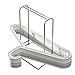 Hanger Stacker Clothes Hanger Organizer Rack Sturdy Stainless Steel Clothes Caddy Storage Holder Stacker for Closet & Room Tidier Laundry Rooms Drying Rack