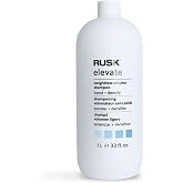 RUSK Elevate Weightless Volume Hair Shampoo &amp; Daily Cleansing Wash, 33 oz | Boosts Volume, Lift &amp; Strength for Fine, Flat Strands, Smooth Finish, Lightweight Daily Styling Support for Women &amp; Men