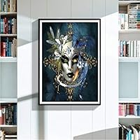 Vibola 5D DIY Diamond Painting Kit,Green Leaf Queen Diamond Painting for Adults,Full Round Drill Embroidery Rhinestone Cross Stitch Art
