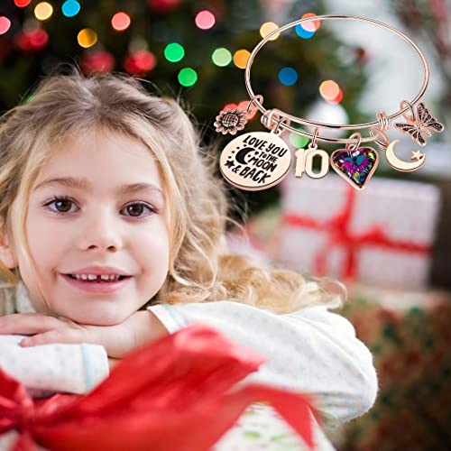 Ursteel Nine Year Old Girls Gifts Birthday Charm Bracelet Little